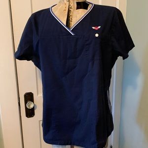 Koi scrub top